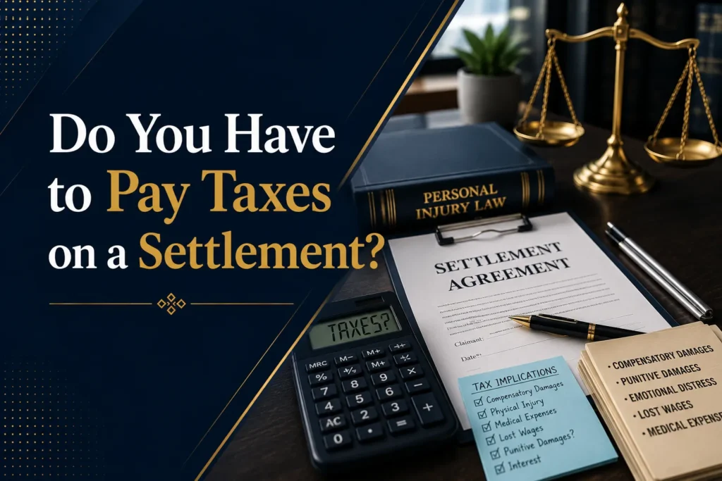 do you have to pay taxes on a settlement