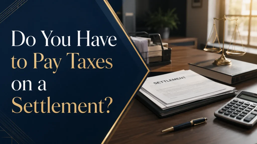 do you have to pay taxes on a settlement