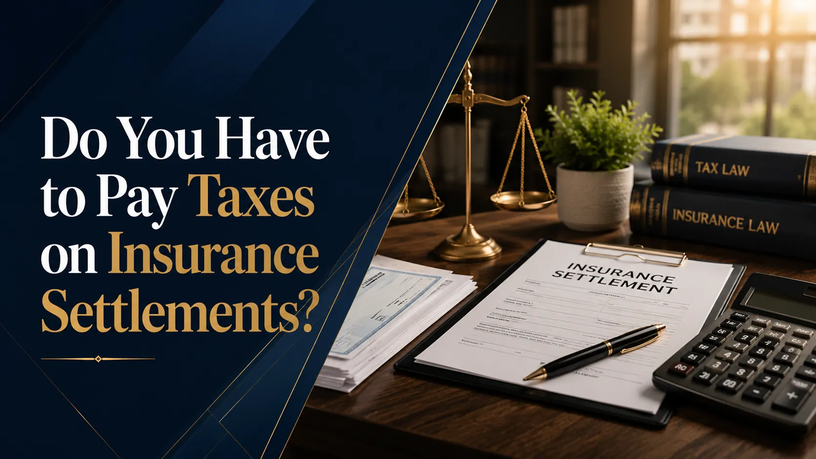 do you have to pay taxes on insurance settlements