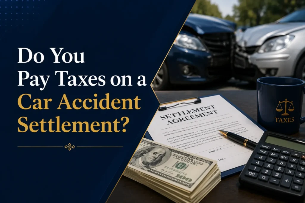 do you pay taxes on a car accident settlement