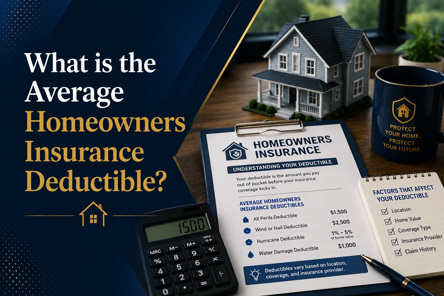 what is the average deductible on homeowners insurance