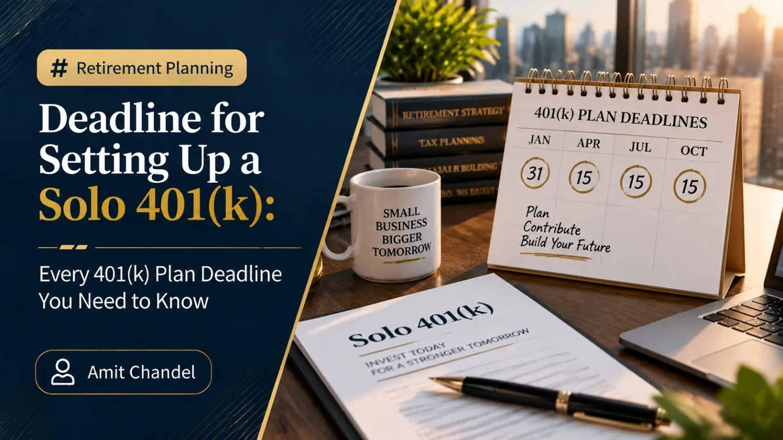 Deadline for Setting Up a Solo 401(k): Every 401(k) Plan Deadline You Need to Know