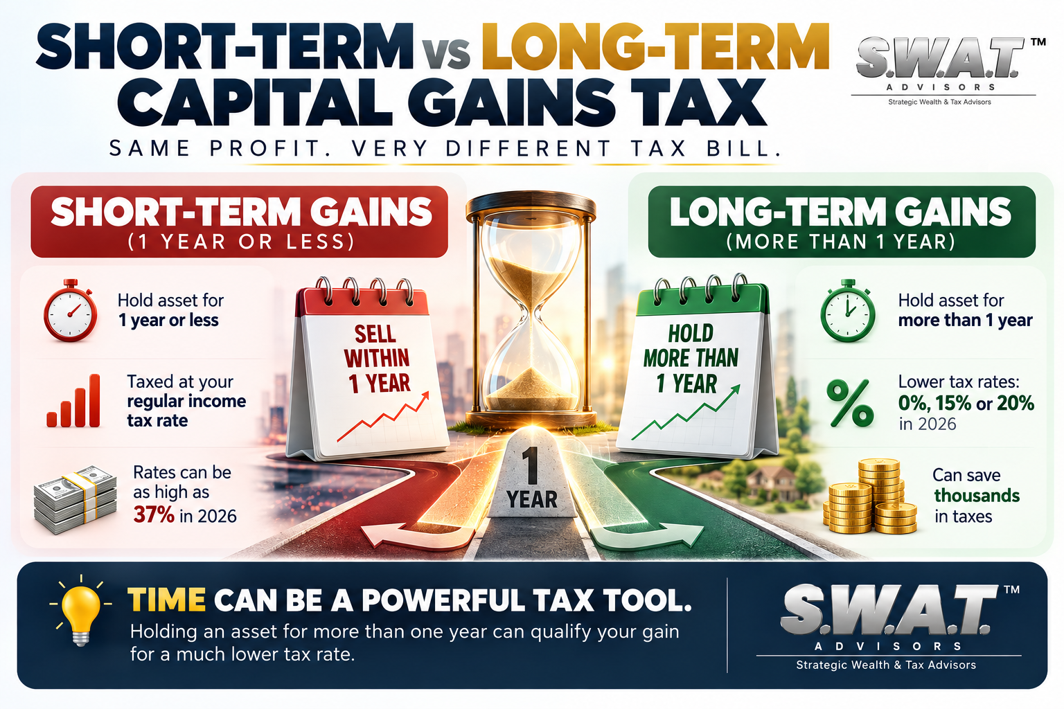 capital gains tax vs income tax